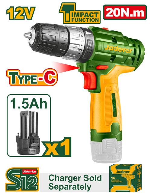 Cordless tools Cordless impact drill JDCDS540 - JADEVER Libya